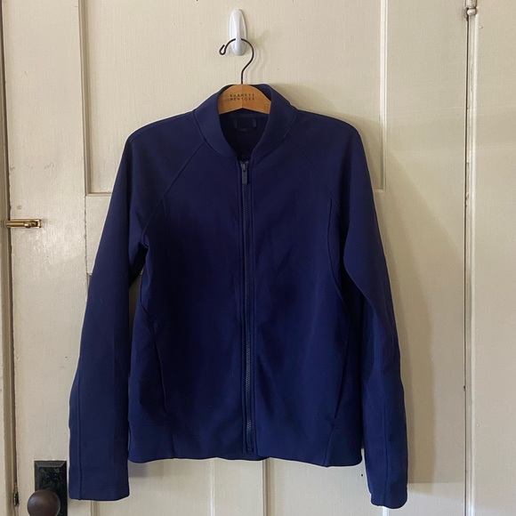 Lululemon Zip Up Jacket Navy Blue - Picture 1 of 4